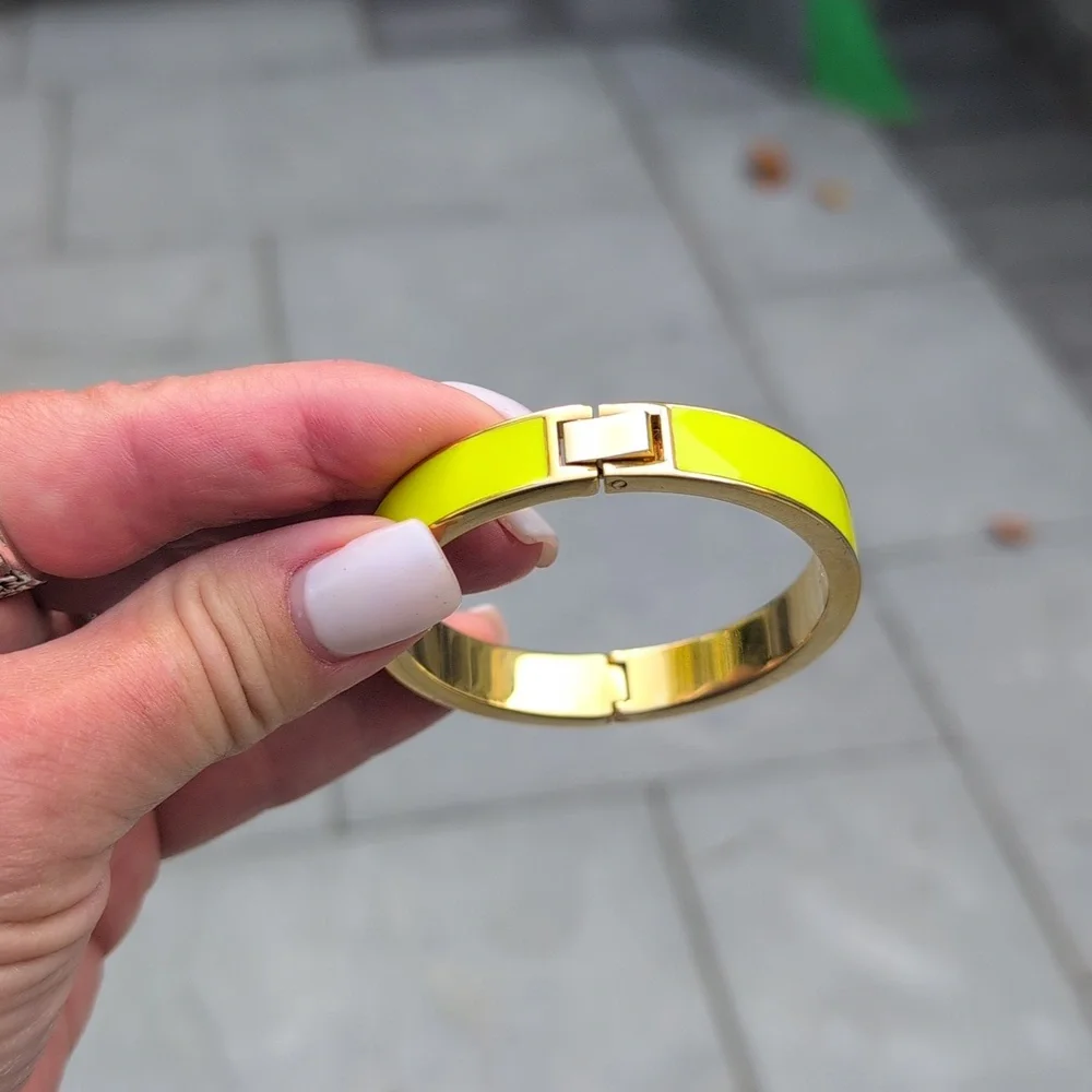 J Crew Yellow Enamel Bracelet - Picture 6 of 6